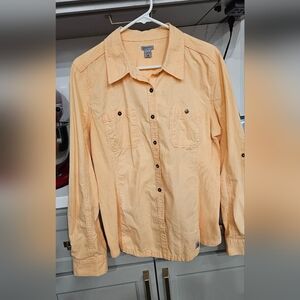 Carhartt Orange Button-Up Shirt